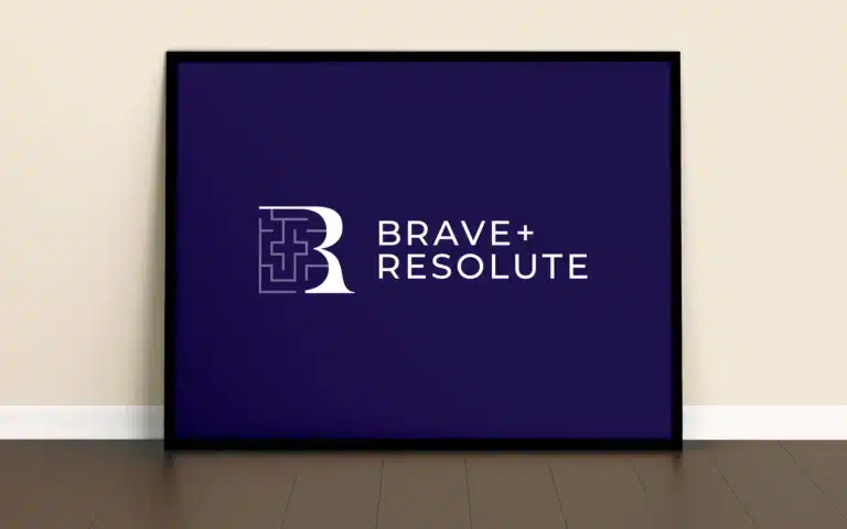 Brave & Resolute brand identity design by Patten Design – branding and visual identity