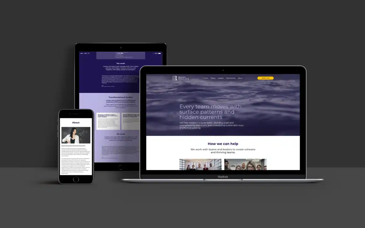 Brave & Resolute brand identity design by Patten Design – branding and visual identity