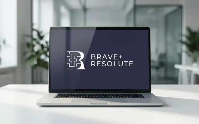 Brave & Resolute brand identity design by Patten Design – branding and visual identity